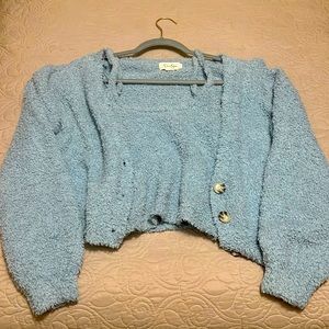 Jessica Simpson Large Light Blue sweater with matching tank